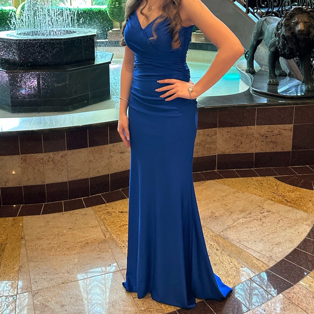 Royal blue prom dress size 4